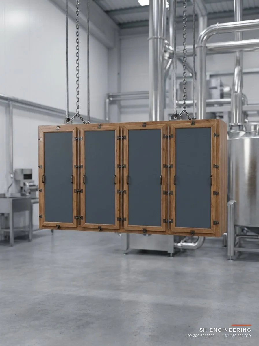 Polish-design plansifter with sieve compartments for flour grading in Pakistani mills