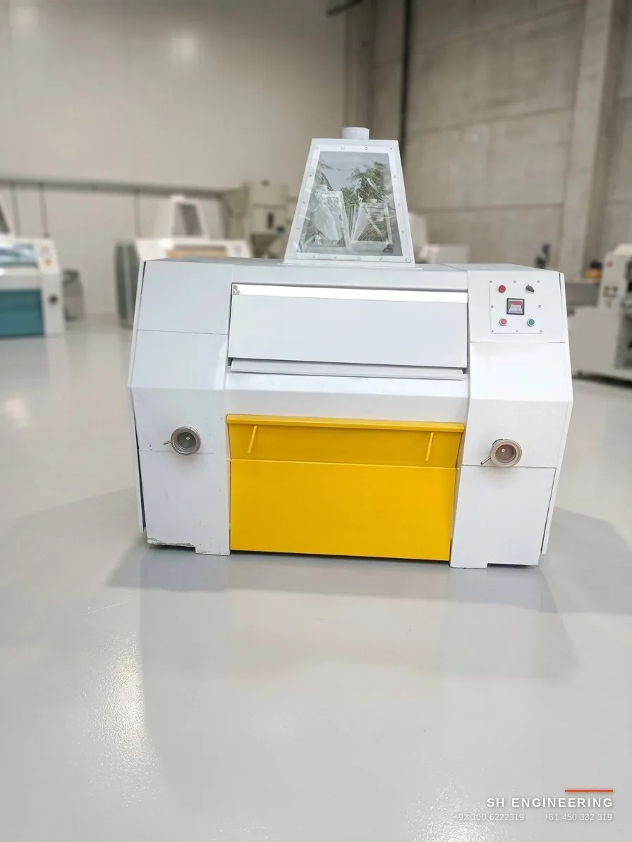 SH-RM40 roller flour mill machine manufactured in Gujrat Pakistan, front view